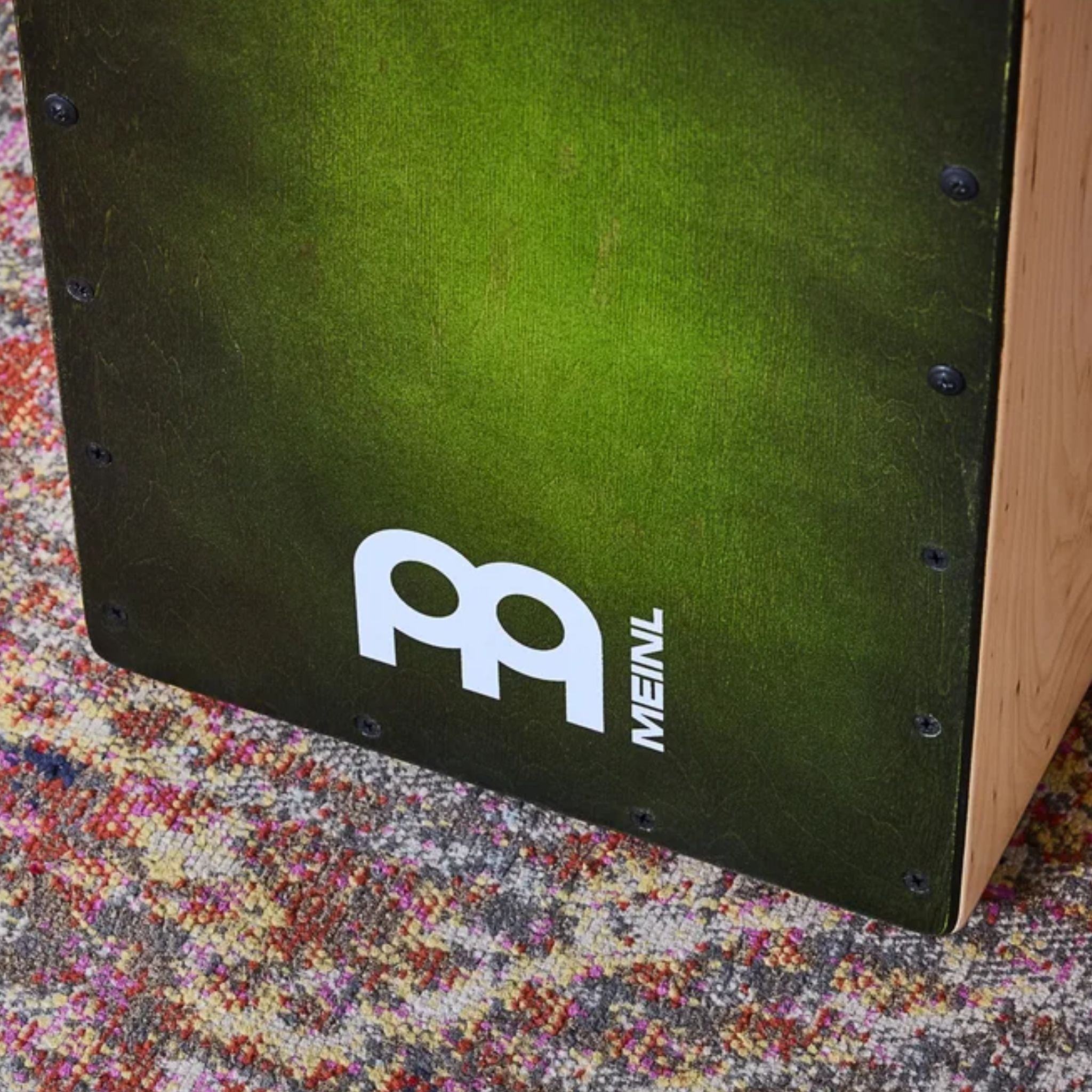 Meinl Cajon Drum - Snarecraft Series Green Burst SC100GRB