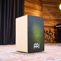 Meinl Cajon Drum - Snarecraft Series Green Burst SC100GRB