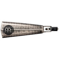 Meinl Percussion 6 1/4" Cowbell Hand Hammered Steel Finish STB625HH-S side view