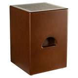 Meinl Bass Series Subwoofer Cajon Walnut SUBCAJ5WN back view