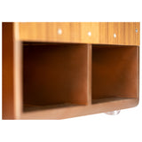 Meinl Bass Series Subwoofer Cajon Walnut SUBCAJ5WN close up of subwoofer holes