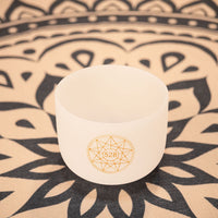 Meinl Sonic Energy Crystal Singing Bowl 8" - Solfeggio 528 Hz Note C5