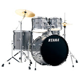 Tama Stagestar 5 Piece Drum Kit with Hardware & Cymbals Silver Sparkle ST52H5C CSS