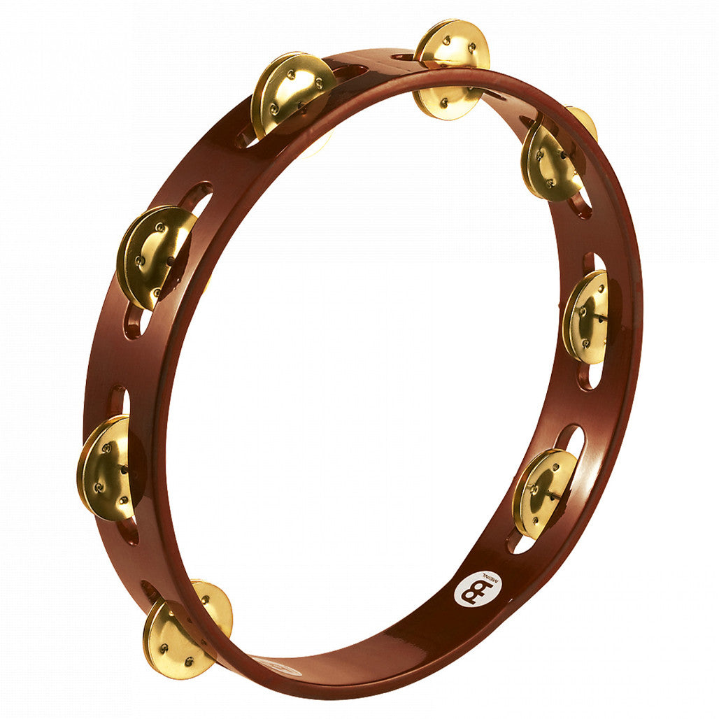 TA1B-AB Meinl 10" Wood Tambourine with 1 Row Brass Jingles - Buy tambourines online at Drum Republic Australia