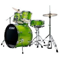 Tama Stagestar 5 Piece Drum Kit with Hardware & Cymbals Lime Green Sparkle ST52H5C LGS