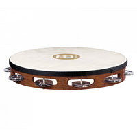 TAH1AB Meinl 10" Headed Tambourine with 1 Row Steel Jingles