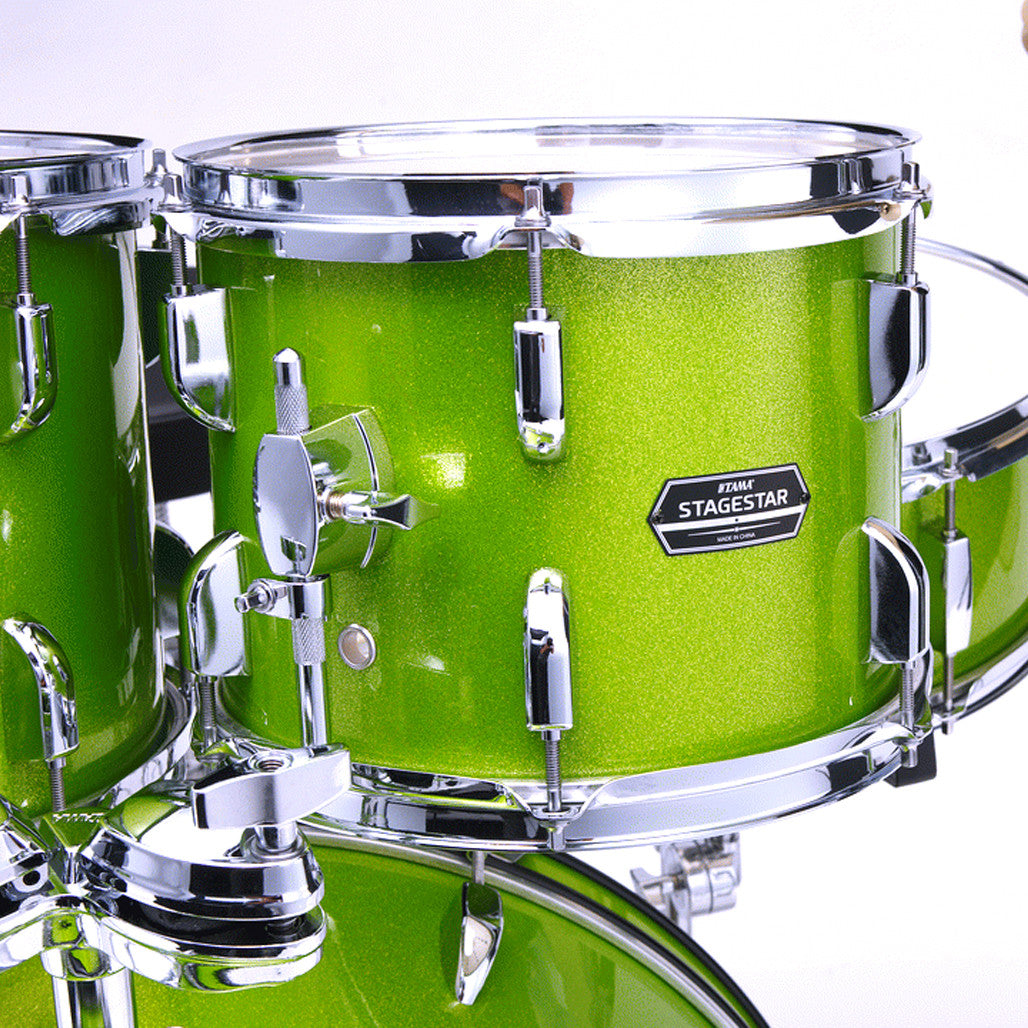 Tama Stagestar Drum Kit Lime Green Sparkle ST52H5C LGS