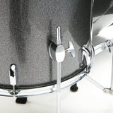 Tama Stagestar 5 Piece Drum Kit with Hardware & Cymbals Silver Sparkle ST52H5C CSS close up