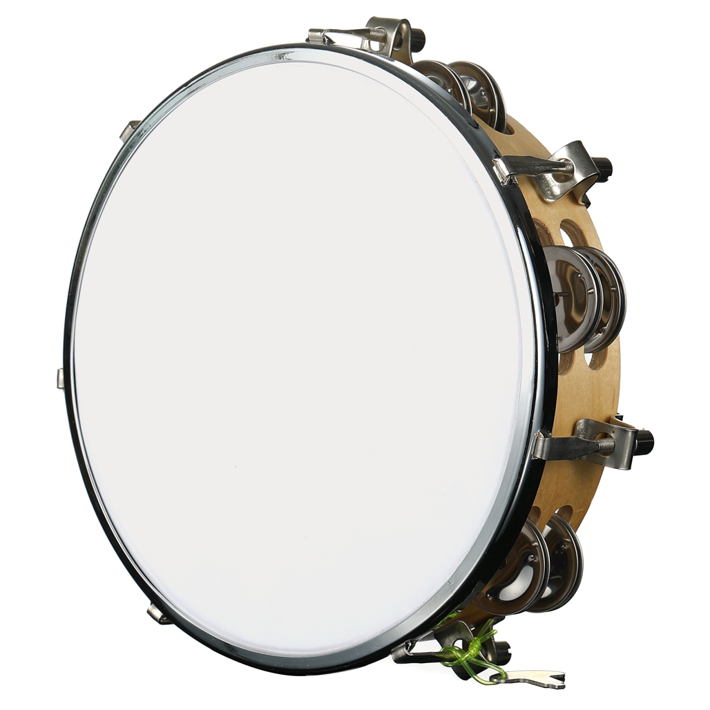 Mano Percussion 8" Tuneable Wood Tambourine with Synthetic Head UE860 Drum Republic