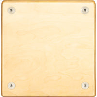 Meinl Woodcraft Series String Cajon Baltic Birch WC100B bottom view of cajon hand drum