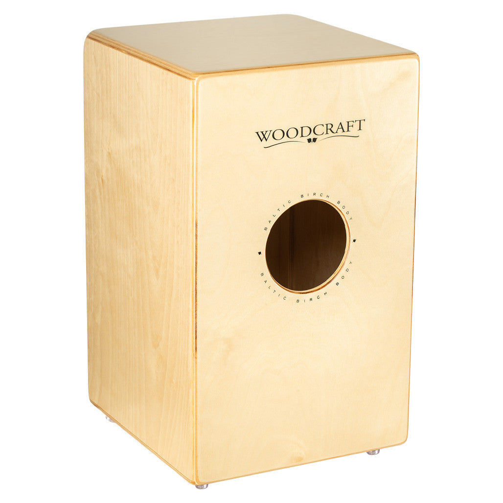 Meinl Woodcraft Series String Cajon Espresso Burst Frontplate WC100EB back view