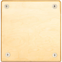 Meinl Woodcraft Series String Cajon Espresso Burst Frontplate WC100EB bottom view