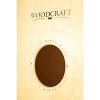 Meinl Woodcraft Series String Cajon Espresso Burst Frontplate WC100EB close up post hole