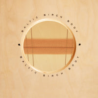 Meinl Woodcraft Series String Cajon Espresso Burst Frontplate WC100EB close up snare wires