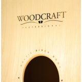 Meinl Woodcraft Professional Series String Cajon Mahogany Frontplate  WCP100MH Close Up Back View
