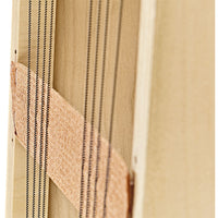 Meinl Woodcraft Professional Series String Cajon Mahogany Frontplate  WCP100MH Inside View of Snare Wires