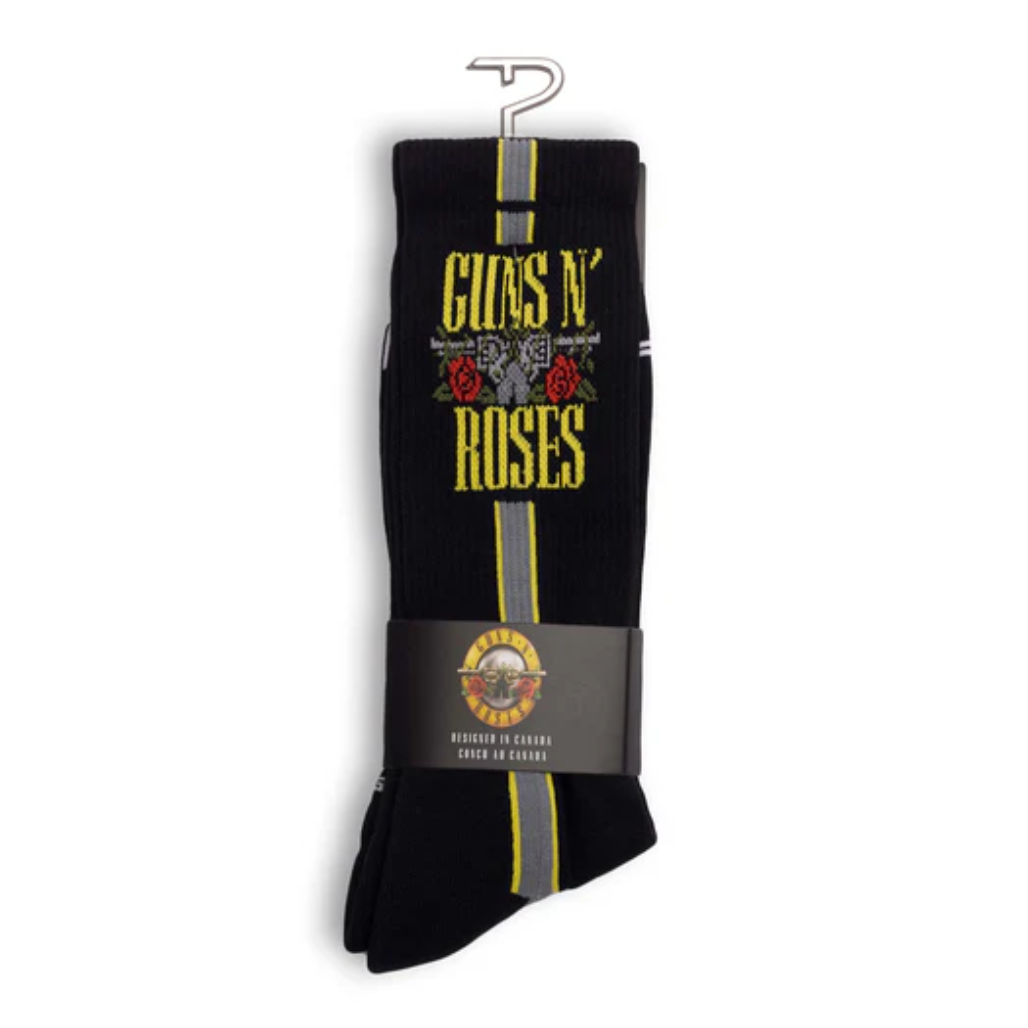 Guns N' Roses official merchandise Crew Socks in Black | Drum Republic