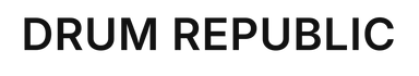 Drum Republic logo representing Australia’s modern authority on percussion and frequency instruments