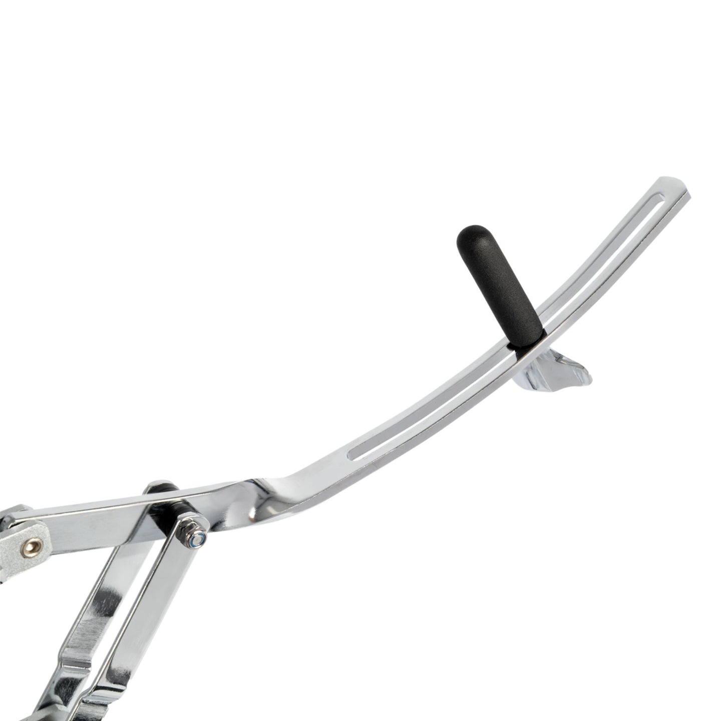 Close-up of an adjustable support arm on the Mano Percussion Universal Handpan Stand DXPHPN.