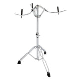 Mano Percussion Universal Handpan Stand DXPHPN with adjustable basket, chrome finish, and double-braced legs.