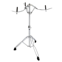 Mano Percussion Universal Handpan Stand DXPHPN with adjustable basket, chrome finish, and double-braced legs.