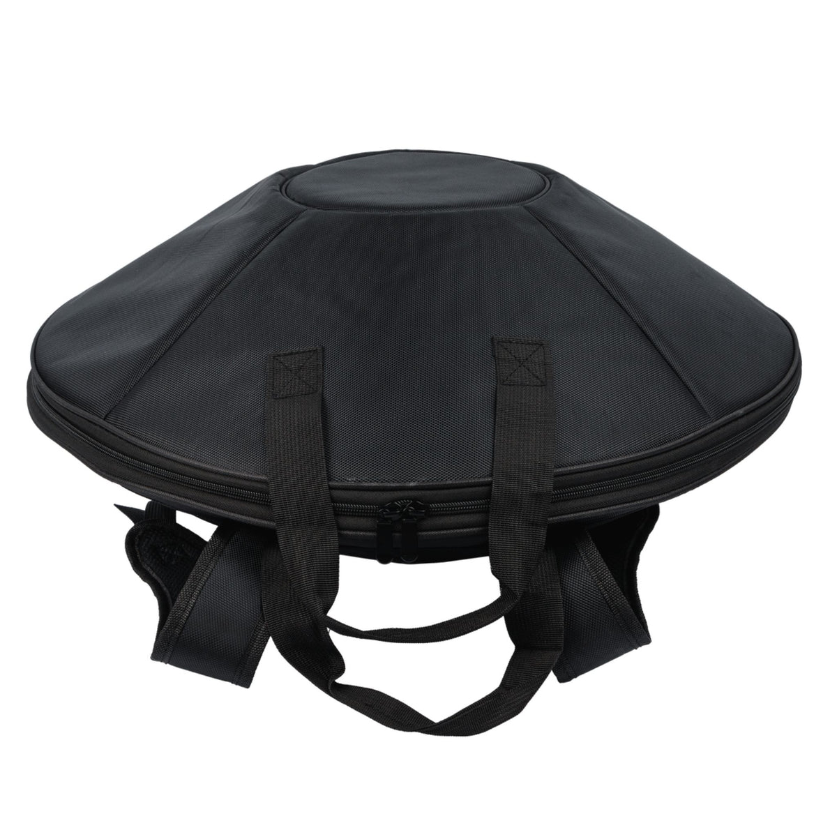 Side view of the heavy-duty carry bag included with the Mano Percussion ManoPan MPC69G 9-note D Kurd handpan.