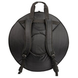 Heavy-duty carry bag with shoulder straps for the Mano Percussion ManoPan MPC70MBK handpan.