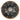 Mano Percussion ManoPan MPC70MBK 10-note D Kurd handpan in black with silver mandala artwork.