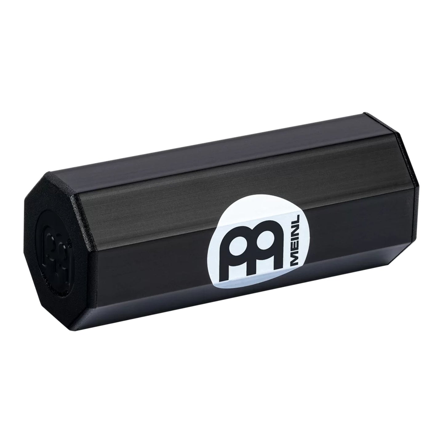 Meinl Aluminium Shaker Octagonal Small in black, compact aluminium percussion shaker with controlled articulation for studio and live performance