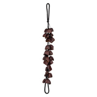 Meinl Bendo Bird Shaker 40 Seeds BI5 on white background showing natural Bendo seed nutshell shaker designed to create bright bird-like sound effects and organic percussion textures
