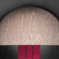 Side profile of Meinl El Estepario Artisan Edition cajon highlighting handcrafted wood construction and premium finish.