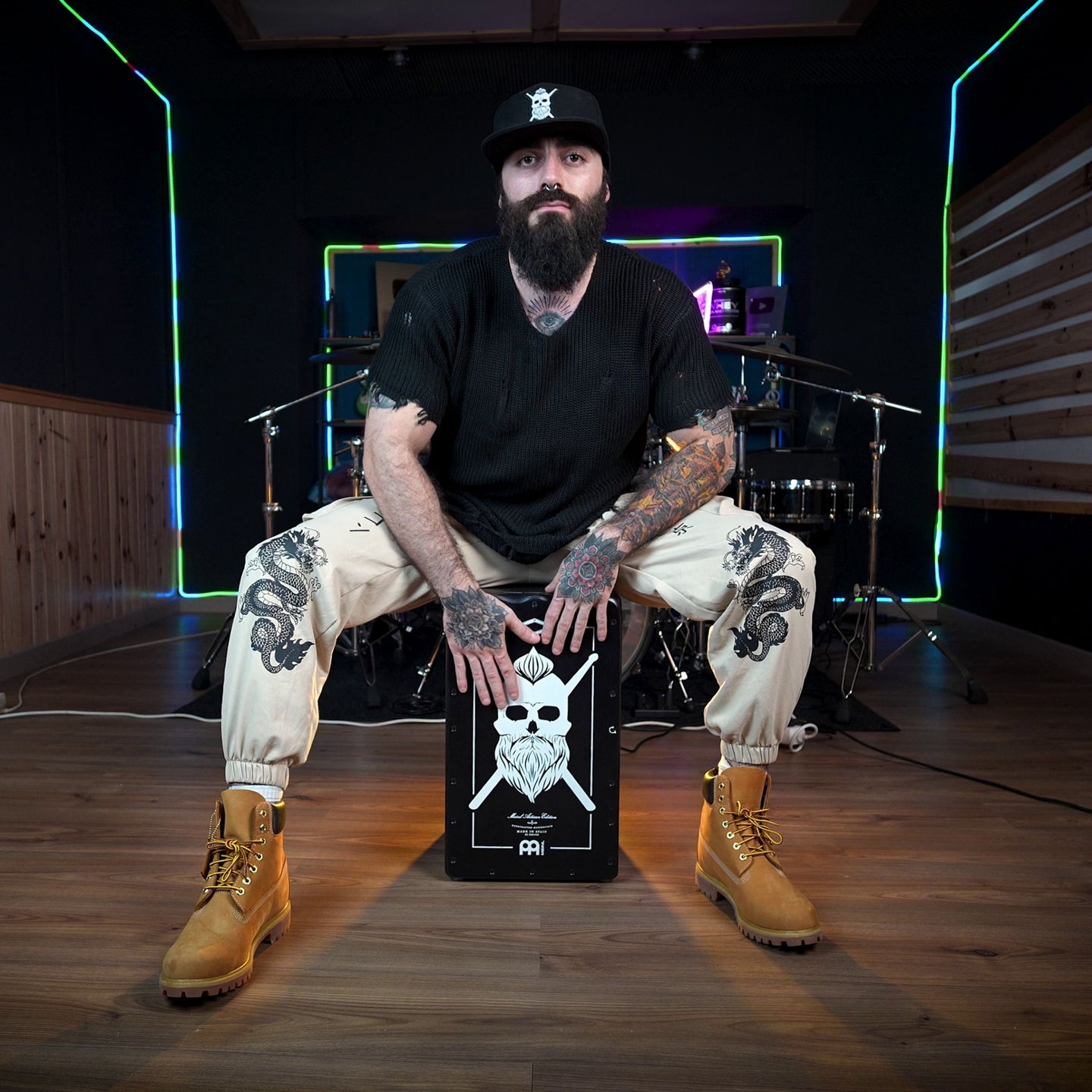 Meinl El Estepario Cajon Drum - Artisan Edition Tango Line - LTD Edition Only 500 Worldwide