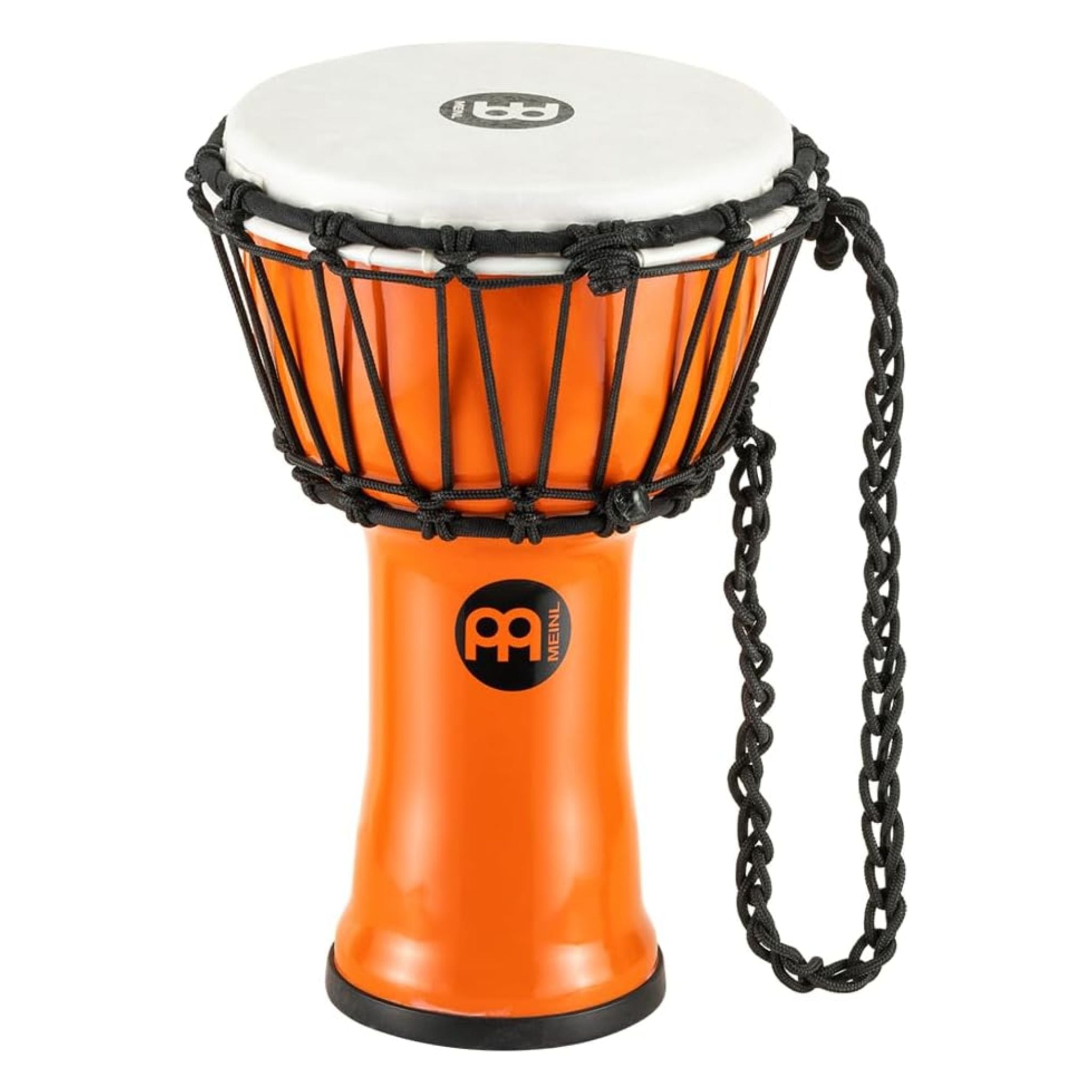 Meinl Junior Djembe Drum 7 inch Orange JRD-O with lightweight synthetic shell