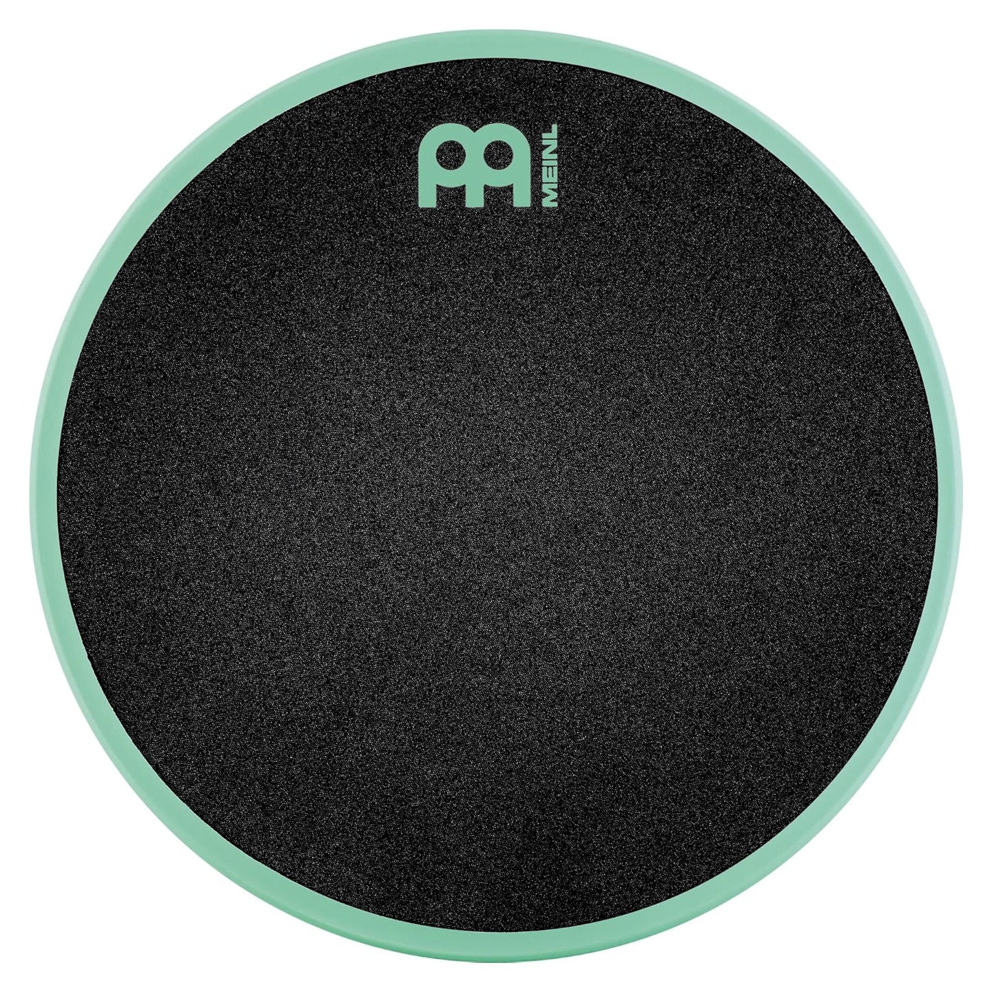 top view of Meinl Marshmallow Practice Pad 12 inch Sea Foam MMP12SF showing sea foam marshmallow foam playing surface on white background
