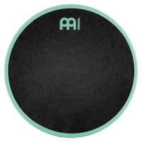 top view of Meinl Marshmallow Practice Pad 12 inch Sea Foam MMP12SF showing sea foam marshmallow foam playing surface on white background