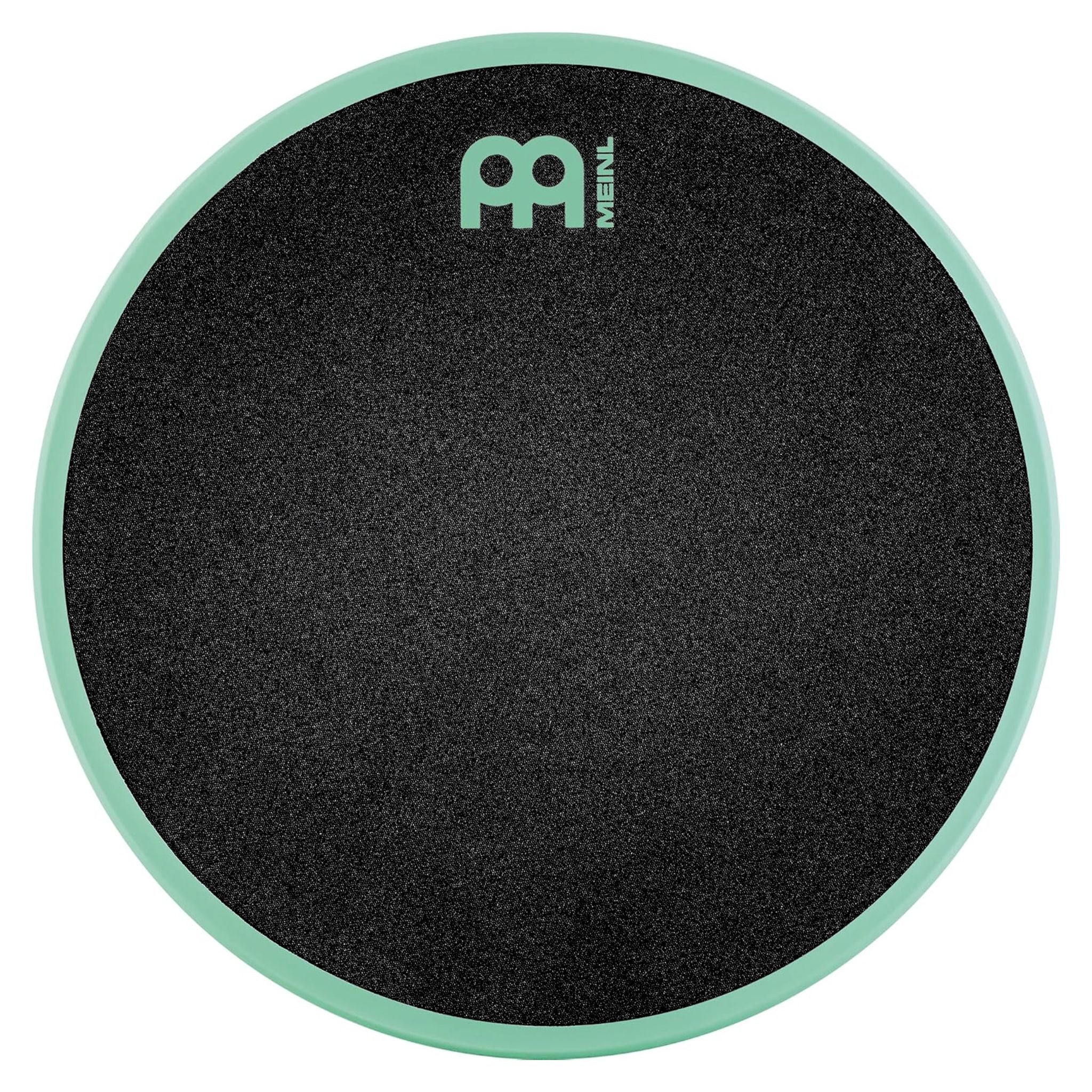 top view of Meinl Marshmallow Practice Pad 12 inch Sea Foam MMP12SF showing sea foam marshmallow foam playing surface on white background