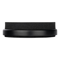 Side view of the Meinl Marshmallow Practice Pad 6" Black MMP6BK showing its low-profile construction and playing surface thickness.