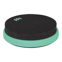 Meinl Marshmallow Practice Pad 6 inch in sea foam (MMP6SF), angled view showing compact low-profile foam construction with black playing surface on a white background.