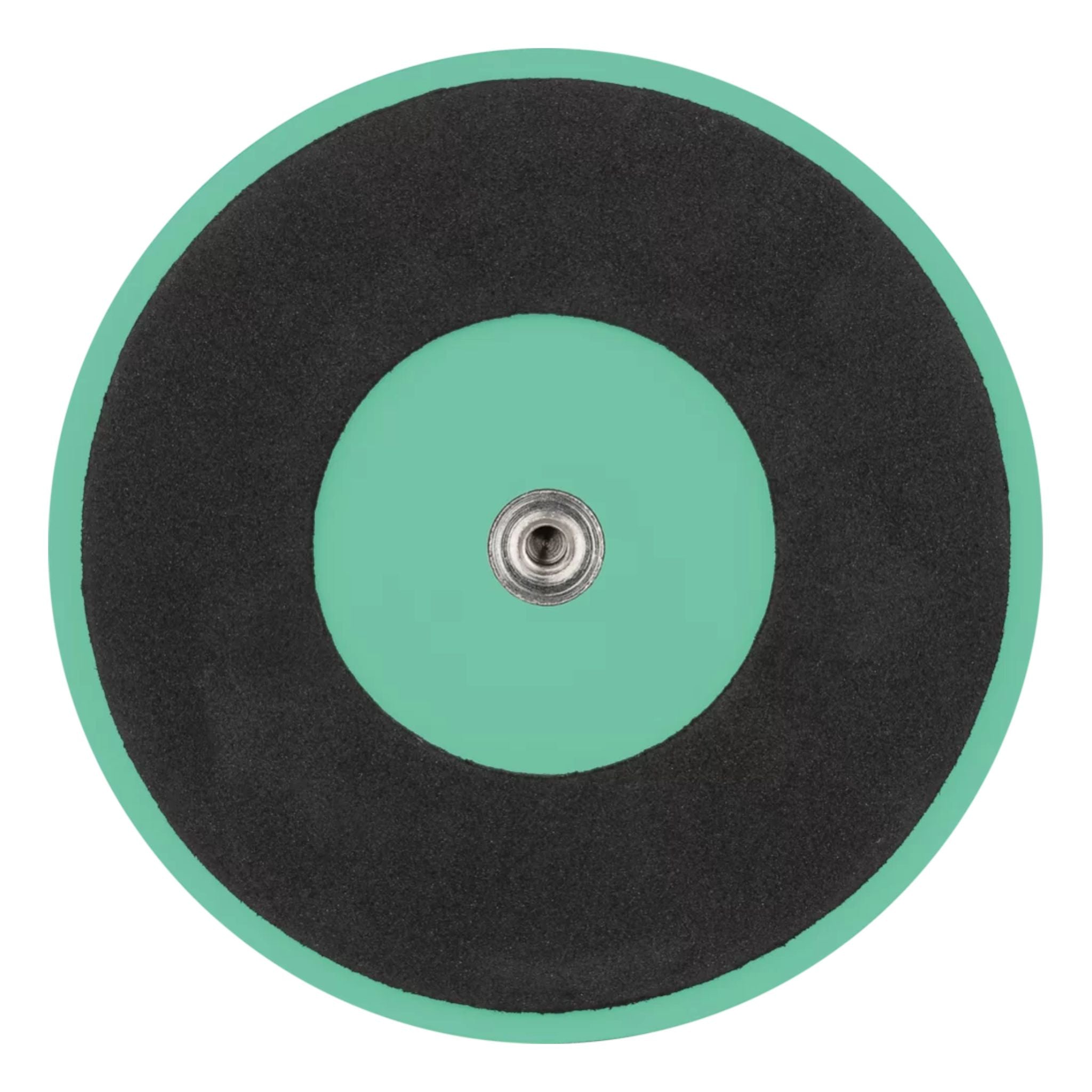 Meinl Marshmallow Practice Pad 6 inch in sea foam (MMP6SF), underside view showing non-slip base and centre mounting insert on a white background.