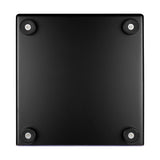 Underside of Meinl Snare Cajon Headliner Series Lilac Purple Fade MCAJ100BK-LPF — showing rubber feet and solid base for stable, professional percussion performance.