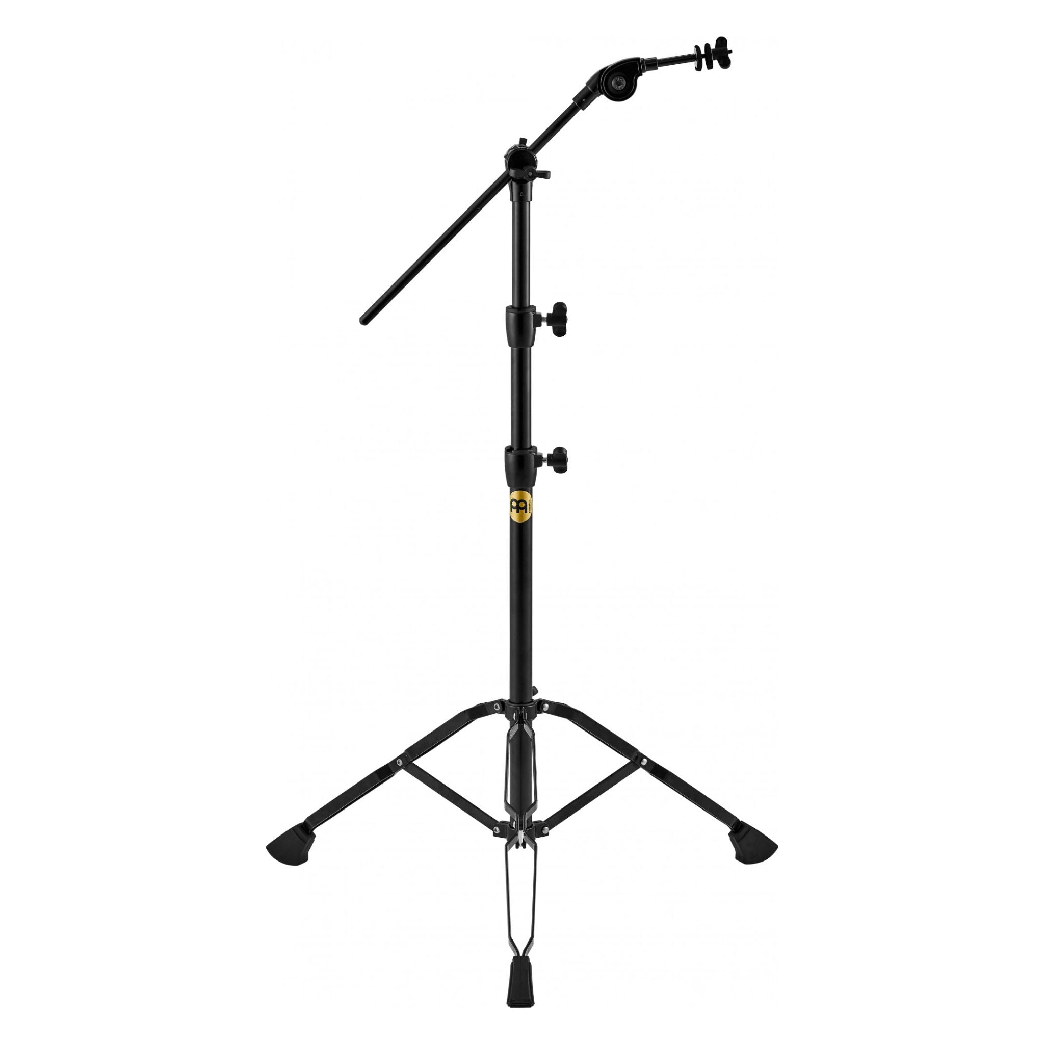 Close-up of the telescoping stem on the Meinl Sonic Energy Chimes Stand TMCHBK showing height adjustability for professional sound healing setups