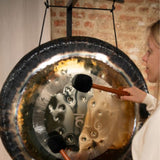 gong cord for 32 inch gongs on white background showing durable woven nylon suspension loop
