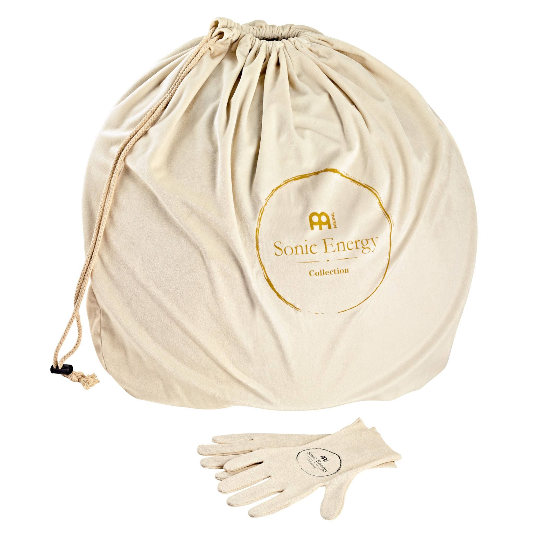 Meinl Sonic Energy Handpan with protective carry case and accessories included for safe transport and storage.