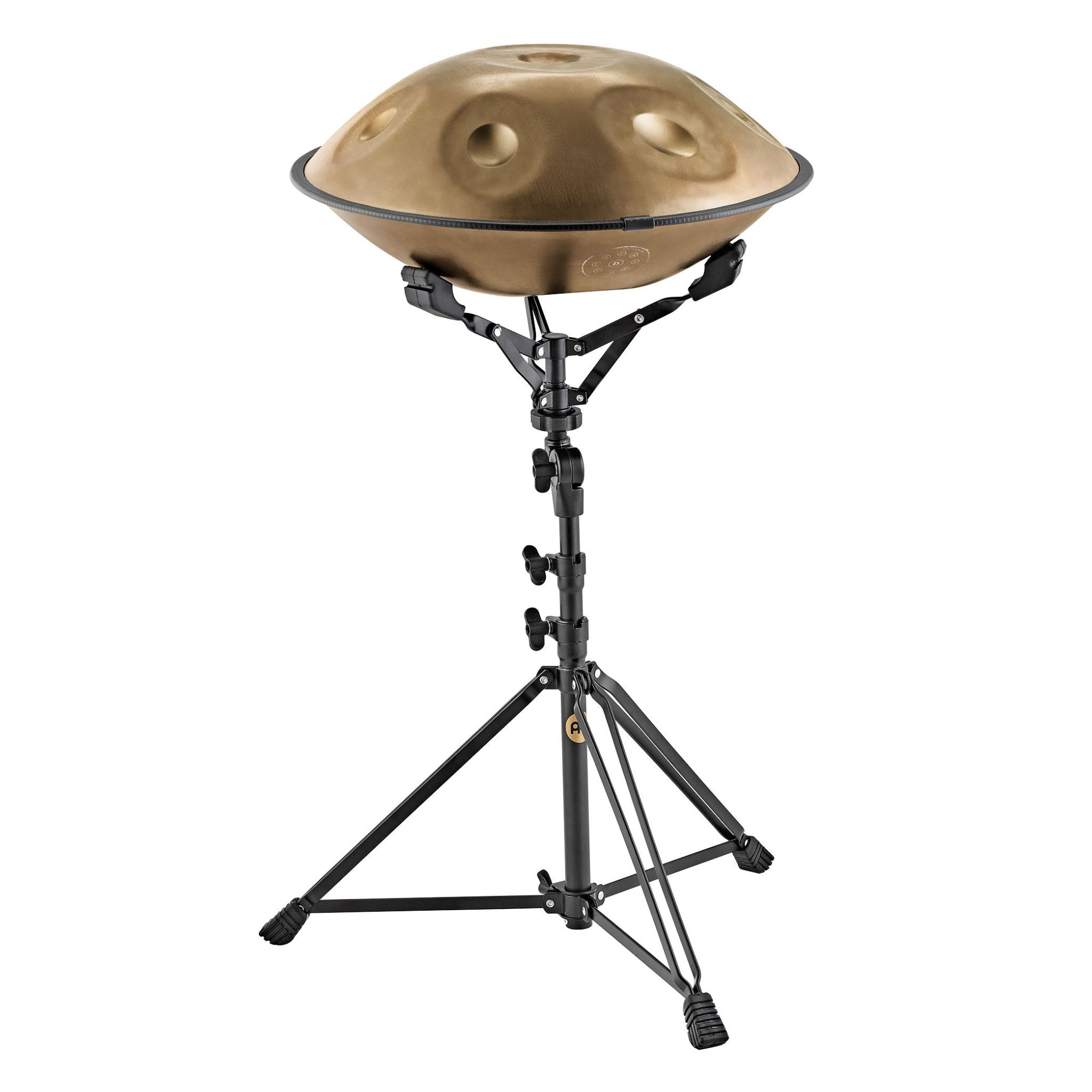 Meinl Sonic Energy handpan stand fits all handpans and tongue drums big or small. The handpand stand is height adjustable to use for sound healing, or musical performances.