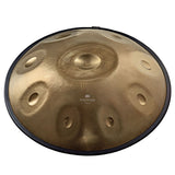 Meinl Sonic Energy Handpan used for meditation, mindfulness, and wellness sound healing practices.