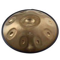 Meinl Sonic Energy Handpan used for meditation, mindfulness, and wellness sound healing practices.