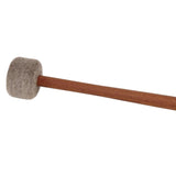 Close-up of the Meinl Sonic Energy Medium Felt Tip Mallet – Singing Bowl SB-PM-MF-M showing the medium felt tip and Sapele wood handle.