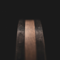 Side view of Meinl Sonic Energy Wave Drum 16-inch in walnut brown showing fine Siam oak rim and durable construction.