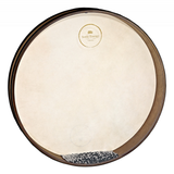 Meinl Sonic Energy Wave Drum 16-inch in Walnut Brown showing the clear synthetic head on a white background. | Drum Republic