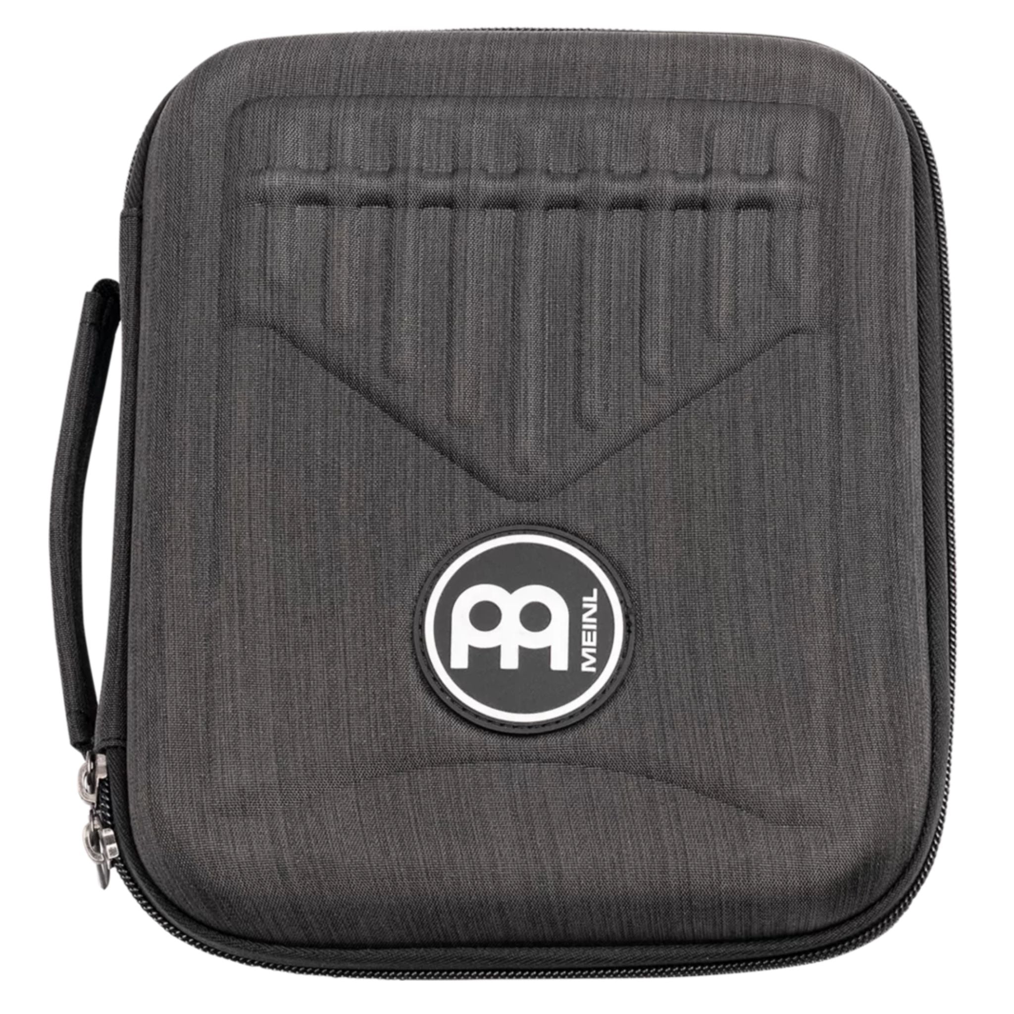 protective carrying case included with Meinl Sound Hole Designer Kalimba Lava KA17LV shown on white background for secure storage and transport of the 17-note kalimba.